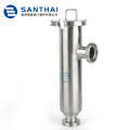 Sanitary Clamp Butt Weld Angle Type Stainless Steel Filter